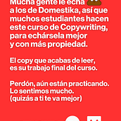 A Domestika no le va a gustar esto. Un progetto di Pubblicità, Comunicazione, Cop, writing, Stor e telling di Sebastián Marín - 09.06.2025