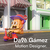 Dave Gamez - Motion Design Reel. Digital Illustration, Motion Graphics, 3D Animation, 2D Animation, 3D Modeling, Character Design, 3D, Accessor, Design, Animation, and Art Direction project by Dave Gámez - 06.10.2025