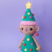 Amigurumi de natal - Natê jujuba ♥. Amigurumi, Crochet, Arts, and Crafts project by Bia Moraes - 06.10.2025
