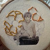 Embroidered photo on cloth. Embroider project by mgoff_family - 06.11.2025