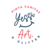 Yessi Art. Diseño de Logotipo. . Un projet de Br, ing et identité, Création de logos, Design graphique, Design t, pographique, T , et pographie de Carlos Javier Hernandez Delgado - 11.06.2025