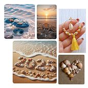 Beach Earring. Accessor, Design, Arts, Crafts, Jewelr, and Design project by Khulood Almeheiri - 06.11.2025