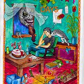 Enero. Traditional illustration, Digital Illustration, Drawing, Design, Painting, and Watercolor Painting project by David Mundo - 06.11.2025
