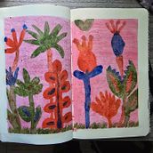 Proyecto final del curso: Cuaderno de artista: explora técnicas de ilustración. Fine Arts, Creativit, Creating with Kids, Design, Traditional illustration, Painting, and Sketchbook project by Anabell Jorge - 06.12.2025