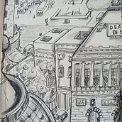 Vislumbre Fantástico de Nápoles . Ilustração tradicional, Desenho e Ilustração com tinta projeto de Michela M - 13.06.2025