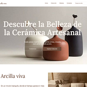 Arcilla viva. Un proyecto de Diseño digital, Diseño de producto digital, UX / UI, Diseño Web y Desarrollo Web de sitflavia - 15.06.2025