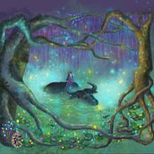 Fantasy Forest . Un projet de Illustration jeunesse, Dessin numérique et Illustration numérique de sajeevanshruthi - 15.06.2025