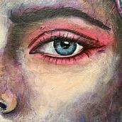 Linda Gardenia. Fine Arts, Drawing, Acr, and lic Painting project by Renata da Graça Martinez - 06.17.2025