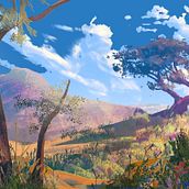 Speed Painting in Photoshop - Course Final. Een project van  Concept art, Digitale illustratie,  Digitaal schilderij y Traditionele illustratie van leomotherway - 17.06.2025