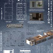 Reciclaje arquitectónico de edificio administrativo. Architecture project by Linda Montes de Oca - 06.18.2025