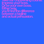 Copywriting for Copywriters ad.. Advertising, Communication, Cop, writing, Stor, and telling project by Tanya Malik - 06.19.2025