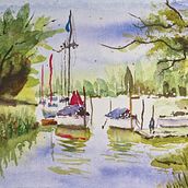 Watercolor Techniques for Painting Seascapes. Naturalistic Illustration, Painting, and Watercolor Painting project by maciej_pendolski - 06.20.2025