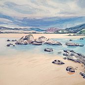 Acuarela de viajes. Cantabria. Drawing, Fine Arts, Pencil Drawing, Sketchbook, and Sketching project by Mercè Campo Andreu - 06.21.2025