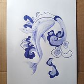 Dibujos con las técnicas aprendidas en el curso Ein Projekt aus dem Bereich Zeichnung, Illustration mit Tinte, Sketchbook und Skizzenentwurf von Francinie Castro Arroyo - 21.06.2025