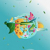 Historia de un país . Ilustrasi tradisional, Ilustrasi Editorial, Desain Grafis, Narasi, Mendongeng, Gambar Digital, Gambar Pensil & Ilustrasi Vektor proyek oleh Olga Lucia Monroy González - 06.23.2025