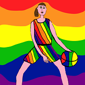 Basketball-Stolz Ein Projekt aus dem Bereich Digitale Illustration, Grafikdesign, Vektorillustration und Artistische Zeichnung von Fiona Baanah-Jones - 23.06.2025