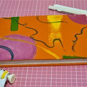 Design e encadernação de sketchbooks. Arts, Crafts, Bookbinding, DIY, Traditional illustration, and Sketchbook project by Julia Maline - 06.24.2025