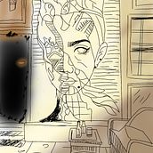 Gezicht op de Muur: Contrasten tussen Kunst en Architectuur. Een project van  Tekening, Craft, Schilderij y  Creativiteit van jeisse keli - 26.06.2025