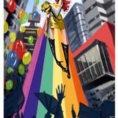 Super Pride. Digital Illustration project by popo_inf - 06.26.2025