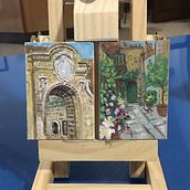 Moja miniaturowa wioska. Projekt z dziedziny Craft i  Malarstwo użytkownika Agnese Birtolo - 27.06.2025