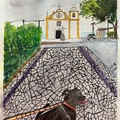 Um simples dia. Pintura em aquarela projeto de catalina_valiense - 27.06.2025