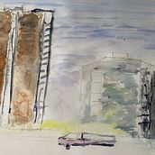 Sainte-Foy. Un progetto di Pittura, Architettura e Pittura ad acquerello di Jean-philippe Maurice - 27.06.2025