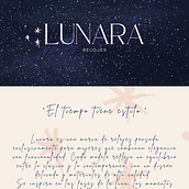 Lunara - "el tiempo tiene estilo". Un progetto di Br, ing, Br, identit, Graphic design, Design per i social network, Web design e Content marketing di Micaela Bianchi Bruno - 27.06.2025