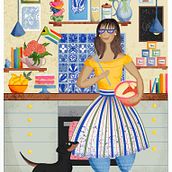 Final project, portrait and environment. Digital Drawing, Digital Illustration, Drawing, and Traditional illustration project by Urszula McKellar - 06.29.2025