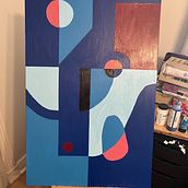 Abstract Composition #1. Design, Digital Design, Fine Arts, Graphic Design, and Traditional illustration project by Andrew Boyce - 06.30.2025
