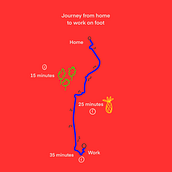 Recorriendo al trabajo . Digital Illustration, Graphic Design, Infographics, Information Design & Interactive Design project by Maria Milagro Altuve Castillo - 06.30.2025