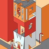 Uptown. Digital Illustration, and Street Art project by Lena Sick - 06.30.2025