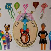 We give color to the world . Ilustrasi tradisional proyek oleh Anjelka - 07.01.2025