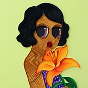 Lone Blossom I. Projekt z dziedziny Craft,  Sztuki piękne,  Malarstwo i Papercraft użytkownika Ayobola Kekere-Ekun - 01.07.2025
