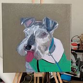 Primer oleo. Un proyecto de Bellas Artes, Ilustración naturalista				, Pintura al óleo y Pintura de alberto_solhe96 - 02.07.2025