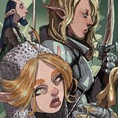 Order of Xhoticon. Een project van Digitale illustratie y  Illustratie met inkt van Achilleas Maltampes - 02.07.2025