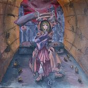 Nigromante . Acr, lic Painting, Character Design, and Painting project by natalia_2017_cat - 07.02.2025