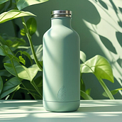 Nature bottle . Un proyecto de Marketing, Br, ing e Identidad, Consultoría creativa y Estrategia de marca						 de Bunlong Vong - 03.07.2025