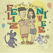 Aniversario Cartoon. Drawing, Character Design, and Traditional illustration project by timbalitogarcia - 07.03.2025