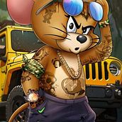 jerry. Un projet de Design graphique, Illustration traditionnelle , et Dessin de Juan Lizalde - 03.07.2025