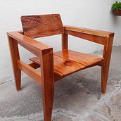 Cadeira P. Hortega em madeira maciça. Arts, Crafts, DIY, Furniture Design, Making, Interior Design, and Woodworking project by arcondesigner - 07.04.2025
