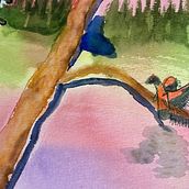My Atmospheric Landscapes in Watercolor Project Ein Projekt aus dem Bereich Bildende Künste, Malerei und Aquarellmalerei von Sherylee Bassett - 06.07.2025