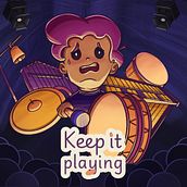 Keep it playing. Digital Illustration, and Video Games project by María Lara Martín - 07.06.2025
