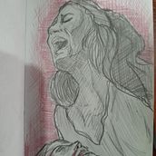 Practica bocetis. Drawing, Portrait Drawing, Sketchbook, Sketching, and Fine Arts project by Laura Garcia Ortiz - 07.06.2025
