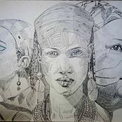 Mi proyecto del curso Sketchbook de retrato: explora el rostro humano . % Rosel Movarg tarafından hazırlanan Sanatsal Çizim, Çizim, Portre Çizimi, Eskiz defteri, Ve Eskiz çizimi projesi - 07.07.2025