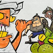 My epic final project. Design de personagens, Desenho, Desenho a lápis, Sketchbook, e Esboçado projeto de Noah Baker - 08.07.2025