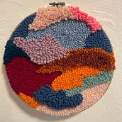 desierto punch. Bordado, Decoração de interiores, Punch needle, e Design têxtil projeto de carola_sepulveda - 09.07.2025