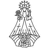 Virgen de Covadonga . Desenho de tatuagens projeto de Luis Cañizalez - 10.07.2025