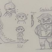 “The Coral Compass”. Character Design, Drawing, Pencil Drawing, Sketchbook, and Sketching project by geetsdoodles21 - 07.11.2025