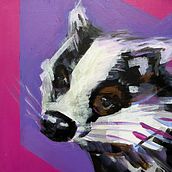 Badger . Un proyecto de Pintura acrílica y Pintura de joanna_zubkowicz - 12.07.2025