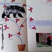 Kreatives Zeichenheft mit Collage. Sketching, Creativit, Drawing, Traditional illustration, and Sketchbook project by Sabine Wissekal - 07.12.2025